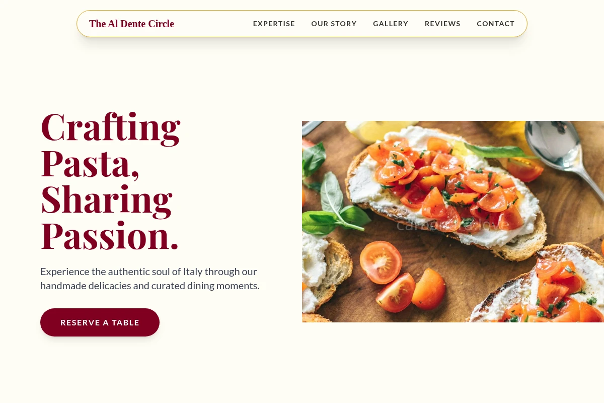 Boutique Italian Food