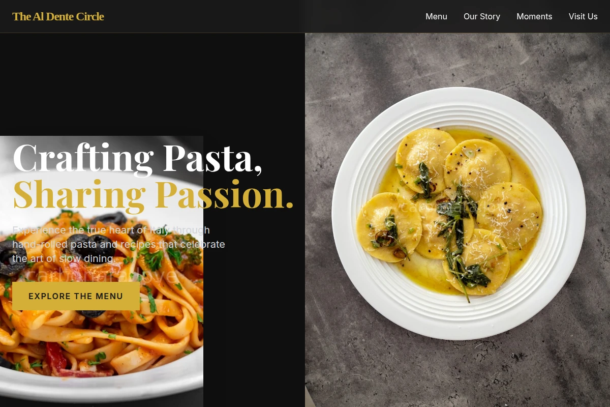 Menu Italian Food