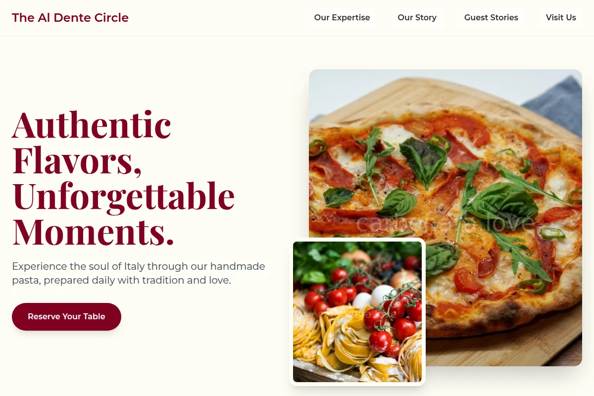 Artisan Italian Food